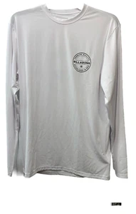 BILLABONG Men's Classic Roto L/S Surf Shirt LF White Size Meduim Long Sleeve - Picture 1 of 7