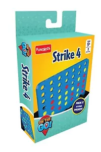 Funskool Travel STRIKE 4 - On the Go- 2 Player Strategic Game! Age 5+ FREE SHIP - Picture 1 of 5