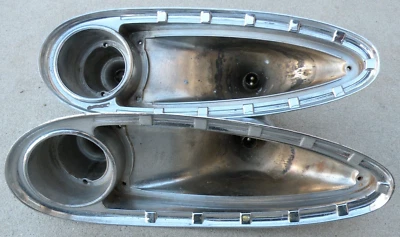 PARAGOLPES TRASERO MERCURY MONTCLAIR LUZ TRASERA ESTACIONAMIENTO INTERMITENTE LÁMPARA PAR 1960 Foto 1 de 4