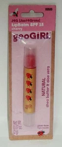 1 GeoGiRL Just 4 Grins Lip Balm Natural Shea Butter & Aloe Vera CHERRY SPF15 - Picture 1 of 1