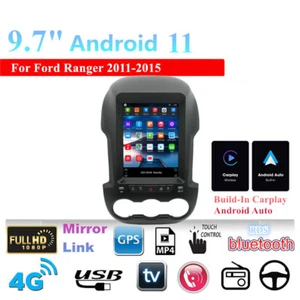 Lettore Carplay Radio Stereo 9.7" Verticale Android 11.0 per Ford Ranger 2011-2015 - Foto 1 di 24