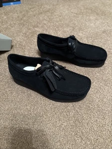 Clarks Wallabee Evo Black Suede 6 - Picture 1 of 6