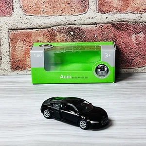 Audi R8 Die Cast Welly Series Metal Car Black Model 1:60 Nex 2016 Diecast New - Picture 1 of 19