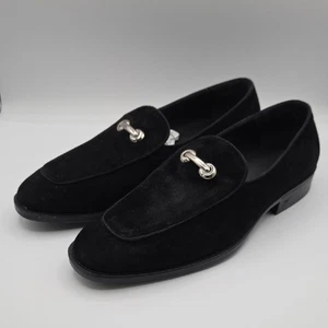 Giuseppe Zanotti Sorrento Black Suede Men's Loafers IT 43 US 10US 10 - Picture 1 of 12
