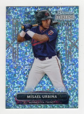 2022 Bowman Sterling Prospects Mini-Diamond Refractor /150 Misael Urbina #BSP-89 - Image 1 of 2