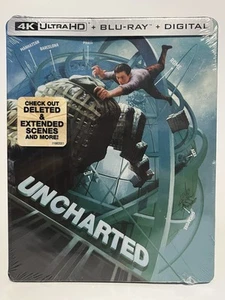 Uncharted (Steelbook mit Ring) (Ultra HD, 2022) - Bild 1 von 2