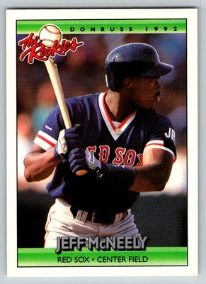 1992 DONRUSS THE ROOKIES JEFF MCNEELY BOSTON RED SOX #75 - Image 1 of 2