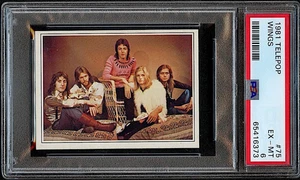 PAUL MCCARTNEY 1981 TELEPOP WINGS #75 PSA 6 *RAR* - Bild 1 von 2