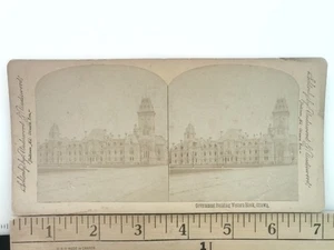 Edificio governativo blocco occidentale Ottawa Ontario Stereoview Canada antico - Foto 1 di 2