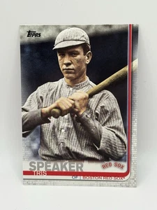 2019 Topps Tris Speaker #579 SSP Red Sox Legend Variation 1:444 Packs! - Bild 1 von 2