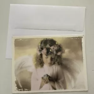 Tarjeta de felicitación vintage sin usar Kathleen Francour SE SIENTE MEJOR Niños de corazón - Imagen 1 de 3
