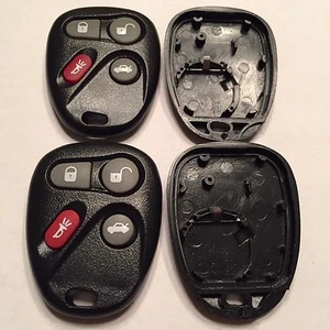 2 New Replacement 4 Button Keyless Remote Shell Cases +Pads L2C0005T 16263074-99 - Picture 1 of 5