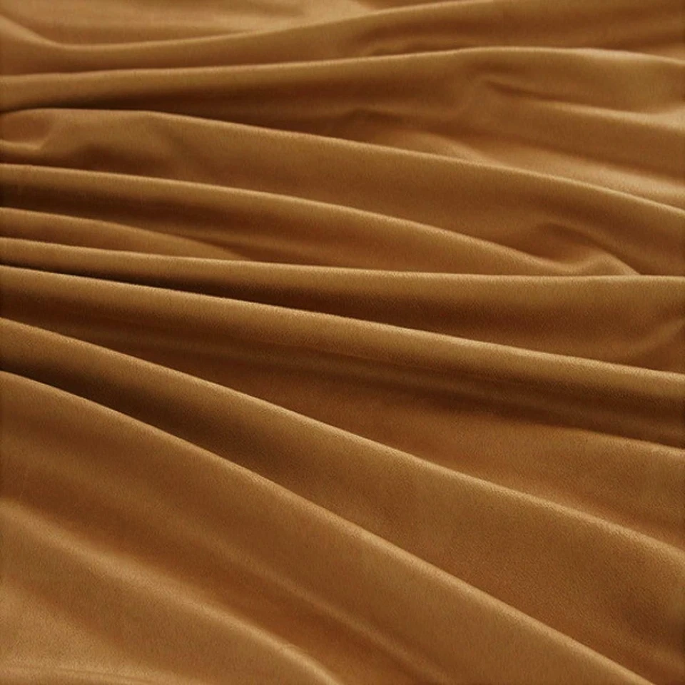 Super Luxury Faux Suedette Fabric Material - TAN - Image 1 of 1