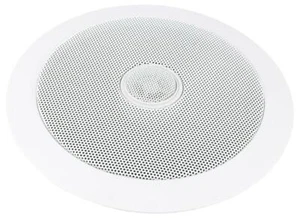 2 Vie Montaggio a Incasso Soffitto Altoparlante, 20.3cm, 100V, 40W RMS, Bianco - - Foto 1 di 2