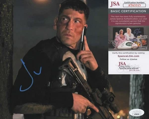 Foto firmada por Jon Bernthal de 8x10 con certificado de autenticidad JSA #AT63315 The Punisher - Imagen 1 de 2