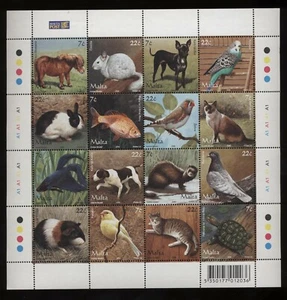 Malte 2006 Animaux Feuille Série CPL Neuf Caoutchouc Integra MNH N3798 - Picture 1 of 1