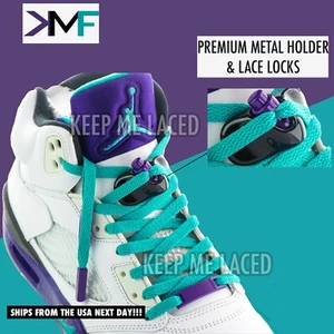 KMF METAL LACE LOCK HOLDER BUNDLE PREMIUM STOPPERS LUXURY SNEAKER ACCESSORIES - Picture 1 of 2