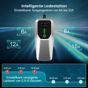 3 fases 4m 16A 11KW tipo 2 EV coche eléctrico cable de carga PHEV cargador móvil Wallbox - Imagen 1 de 14
