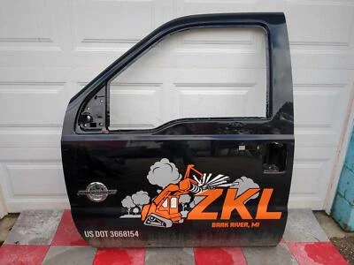 2013-2016 Ford F250 Super Duty - OEM Left Front Door Shell Black Elec Window Foto 1 de 4