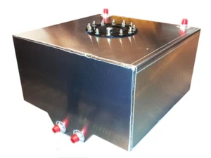 RRC - 8 Gallon Pro Series Aluminum Fuel Cell W/ 0-90 Ohm GM Sending Unit - Foto 1 di 2