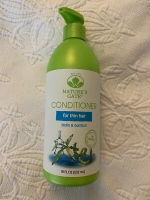 Nature's Gate Biotina + Acondicionador de Bambú para Cabello Fino - 18 fl oz Foto 1 de 2