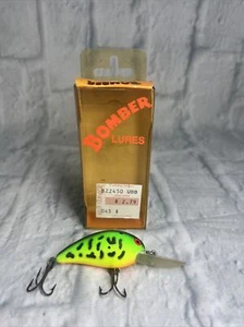 Vintage Bomber Bait Co Model A 6 Foot Rattle Crankbait Fire Tiger NEW - Picture 1 of 6