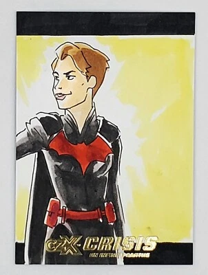 Cryptozoic CZX Crise Des Terres Infinies Batwomen 1/1 Croquis Par Darren Soto - Photo 1/3