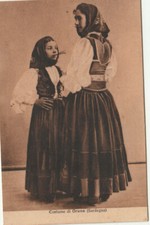 NP2774 - ORUNE NUORO - COSTUMI RAGAZZE NON VIAGGIATA