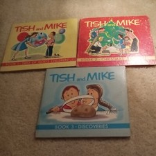 TISH AND MIKE: Books 1-3, vintage~The Seabury Series ~ Christian , hb, 1955