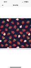 50 Centimetres Rose & Hubble Strawberry  Cotton Poplin Fabric 110 cm Wide New