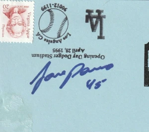 Jose Parra Autograph Pitcher LA Dodgers #65 April 28, 1995 Cachet Postcard - Picture 1 of 3