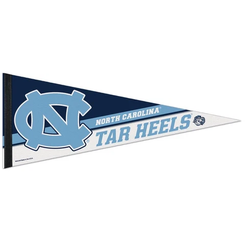 NORTH CAROLINA TAR HEELS ROLL UP PREMIUM FELT PENNANT 12"x30" NEW WINCRAFT Cover