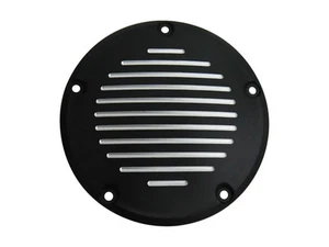 BLACK BALL MILLED 5-HOLE DERBY COVER HARLEY FLST FXST TWIN CAM ENGINES 1999-14 - Bild 1 von 1