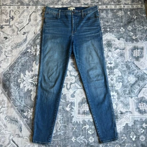 Madewell 10" High Rise Skinny Jeans Damen 31 Tall blau Roz Wash #MB911 - Bild 1 von 22