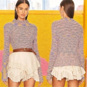Free People Blair Spacedye leichter Pullover in Candy Kombi Gr. L - Bild 1 von 10