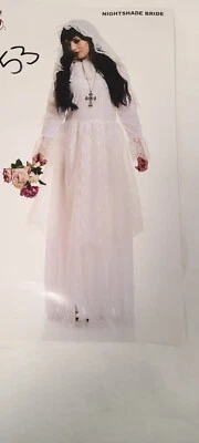 Women's Bride costume " nightshade bride" by charades Med. 8-10 - Image 1 of 3