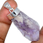 Amethyst Point Pendant Crystal Sterling Silver Crystal Boho Jewelry 376