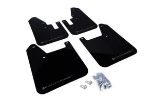 Armure de rallye MF13-UR-BLK/GRY pour 98-02 Subaru Forester rabat boue noire avec logo gris - Photo 1/4