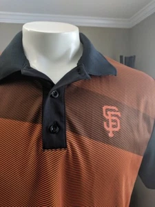 Majestuosa camiseta polo a rayas base fresca de béisbol de los Gigantes de San Francisco MLB equipo L - Imagen 1 de 7