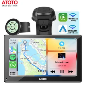 ATOTO P5 Autoradio Drahtloser Tragbarer Wireless Apple Car Play Android Auto GPS - Bild 1 von 8