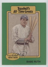 1987 Hygrade Baseball's All-Time Greats Babe Ruth HOF
