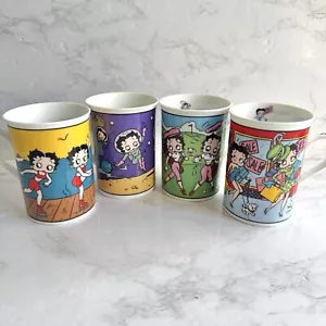 4 tazas de café de colección Betty Boop Collectors Danbury como nuevas porcelana espacio tienda de golf - Imagen 1 de 15