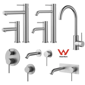 OTUS STAINLESS STEEL SINK BASIN WALL SHOWER BATH MIXER PIN LEVER FLICK FAUCET - Picture 1 of 23