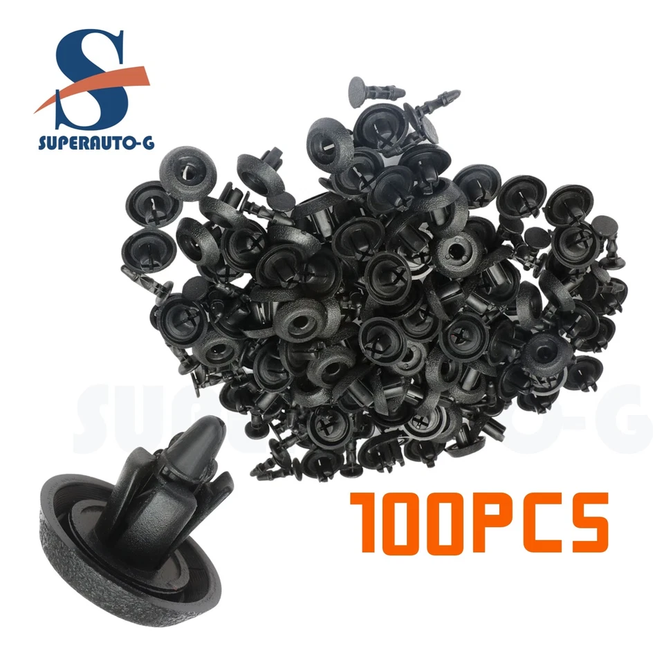 100PCS Radiator Cover Grille Clips Fit for 90467-07211 Lexus ES300h GS350 - Imagem 1 de 4