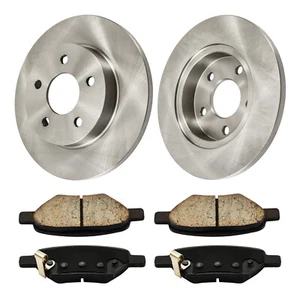 Rear Disc Rotors Ceramic Brake Pads 55094/D1033 For 2005-2008 Chevrolet Cobalt - Picture 1 of 11