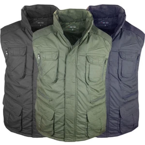 Chaleco calentador de cuerpo acolchado guardaespaldas para hombre - Imagen 1 de 4
