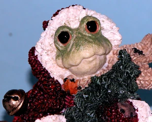 Boyd's Bears frog "S.C. Ribbit...Hoppy Christmas" #36750 Ribbit & Co. 1996 Wee - Picture 1 of 5