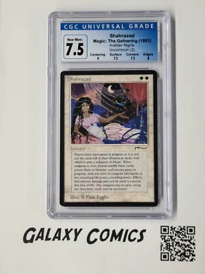 Shahrazad ~ Arabian Nights ~ CGC 7.5 ~ MtG ~ Magic the Gathering - Image 1 of 2