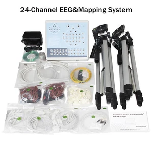 CONTEC KT88 24-channel EEG Machine & Mapping System, Software Analyze, 2 tripods - Picture 1 of 10