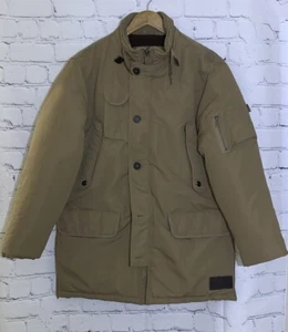 Rocawear Womens Large Jacket Khaki Parka Full Zip Snap Y2K - Picture 1 of 13